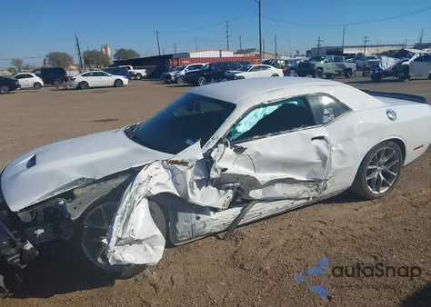 2023 Dodge Challenger Gt из США, поврежденный, VIN 2C3CDZJG5PH526202